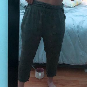 Cute and comfy green pants